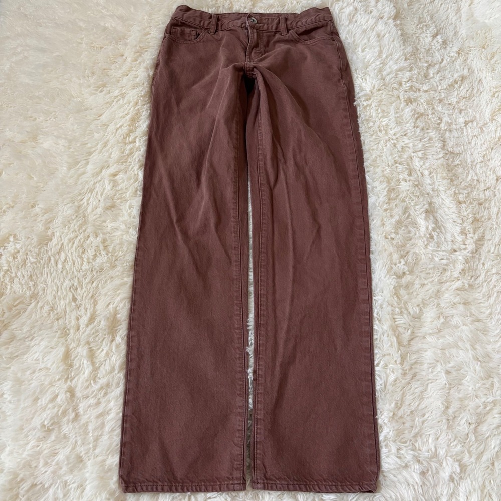 PacSun Boyfriend Jeans Brown Straight Leg Denim Pants Size 25